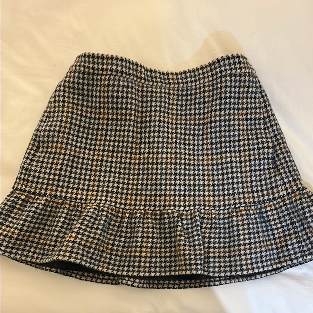 J Crew Ruffle Skirt